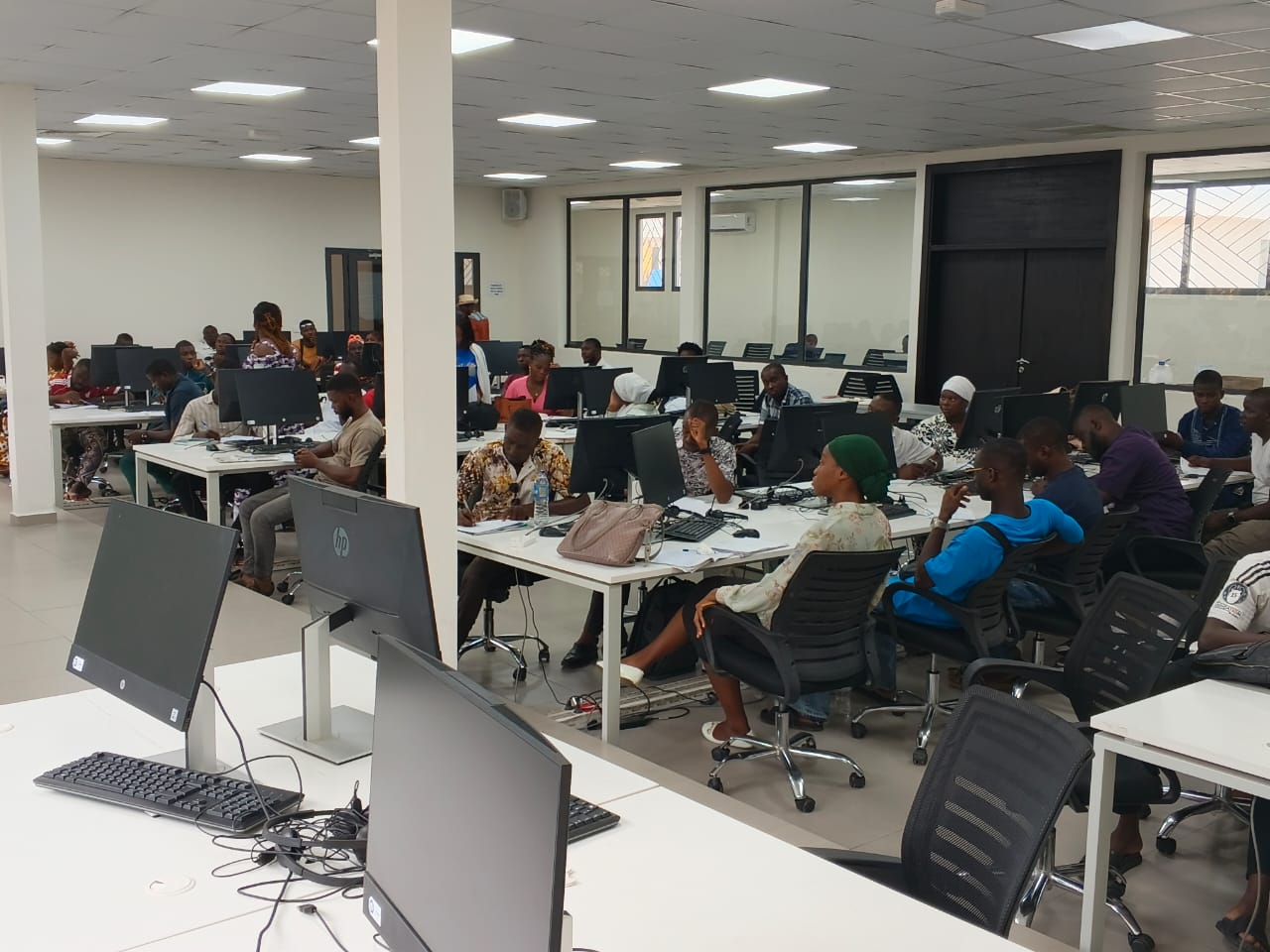 Session de formation — salle informatique